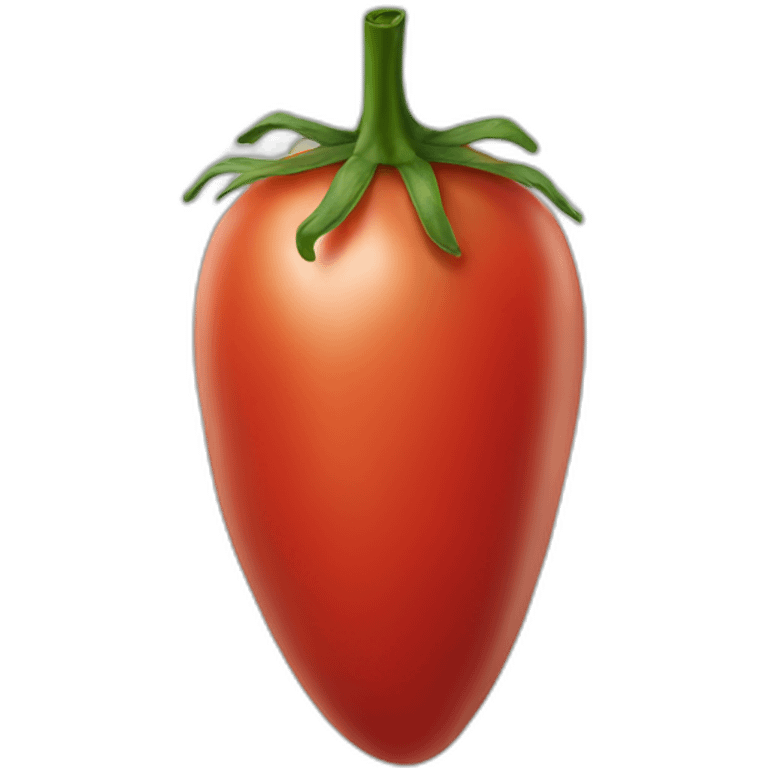 long tomato emoji