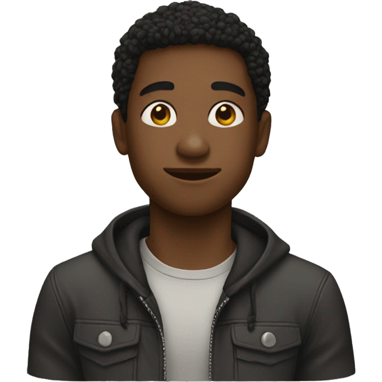 Jovem negro emoji