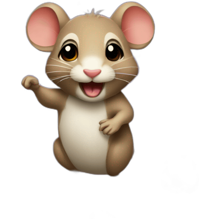 rodent disco party emoji