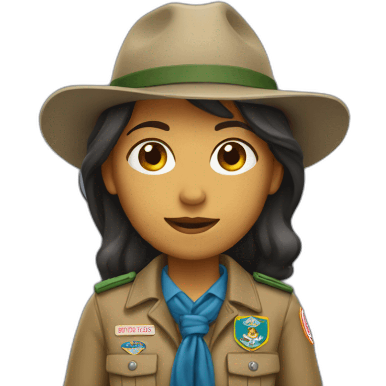 Scouts mujer emoji