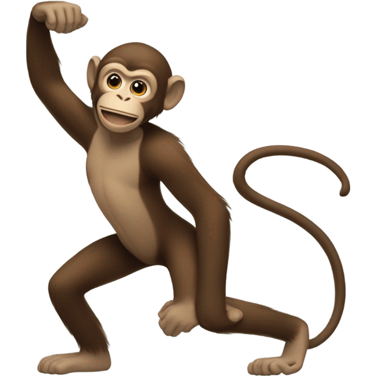 Monkey bending  emoji