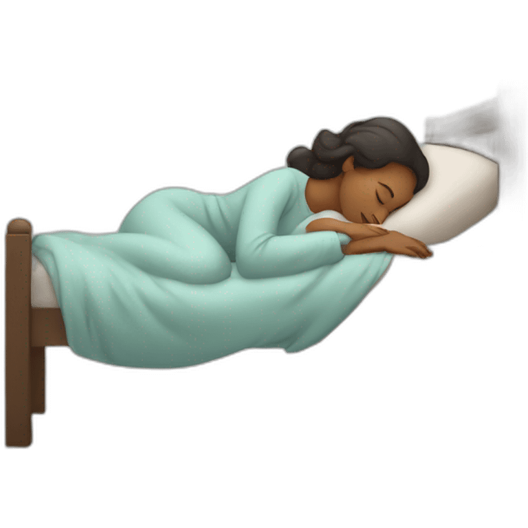 sleeping women emoji