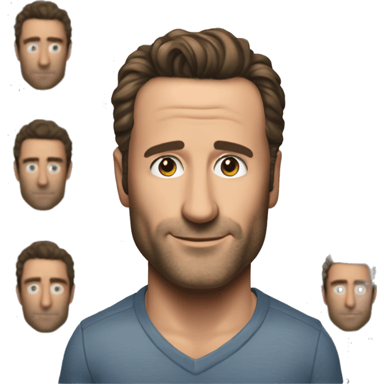 alex o'loughlin ios 16 style hyper realistic  emoji