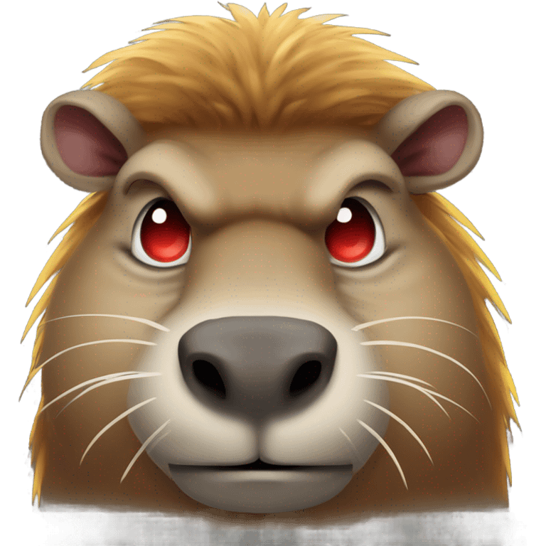 Capybara evil emoji