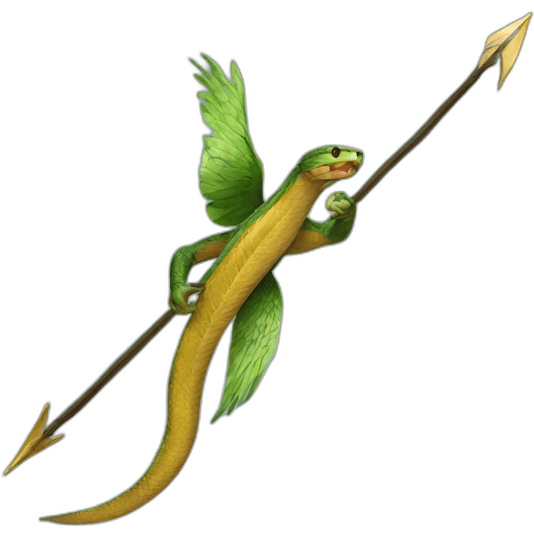 Snake-Winged-Arrow emoji