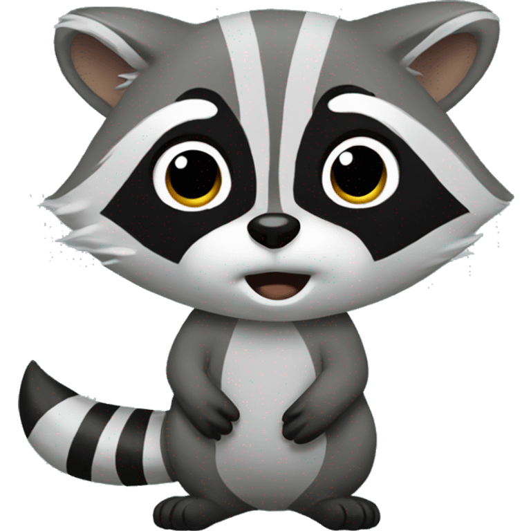 Rambley raccoon  emoji