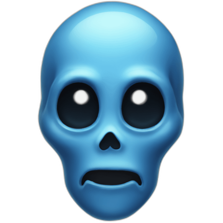 Blue gost emoji