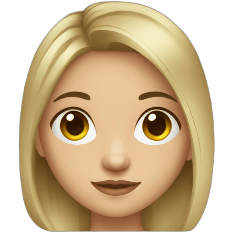 Ukrainian girl emoji