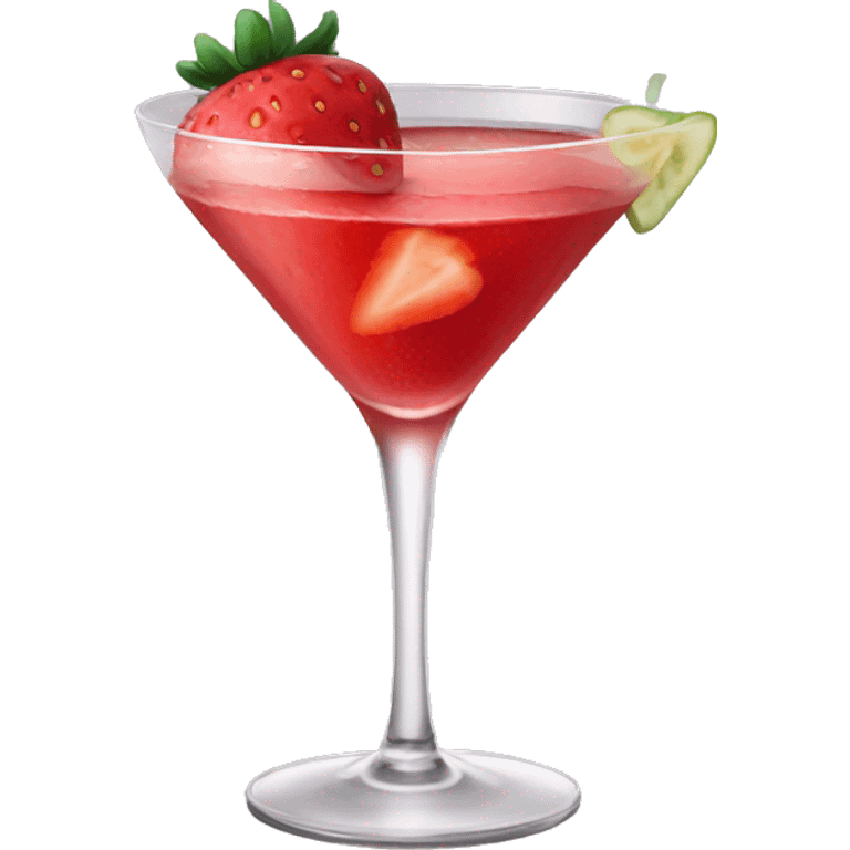 Strawberry cocktail  emoji