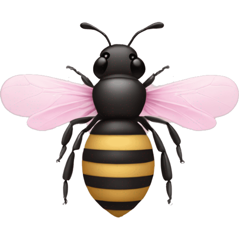 Light pink bee emoji