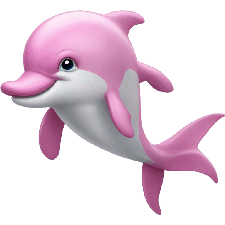 Pink dolphin emoji