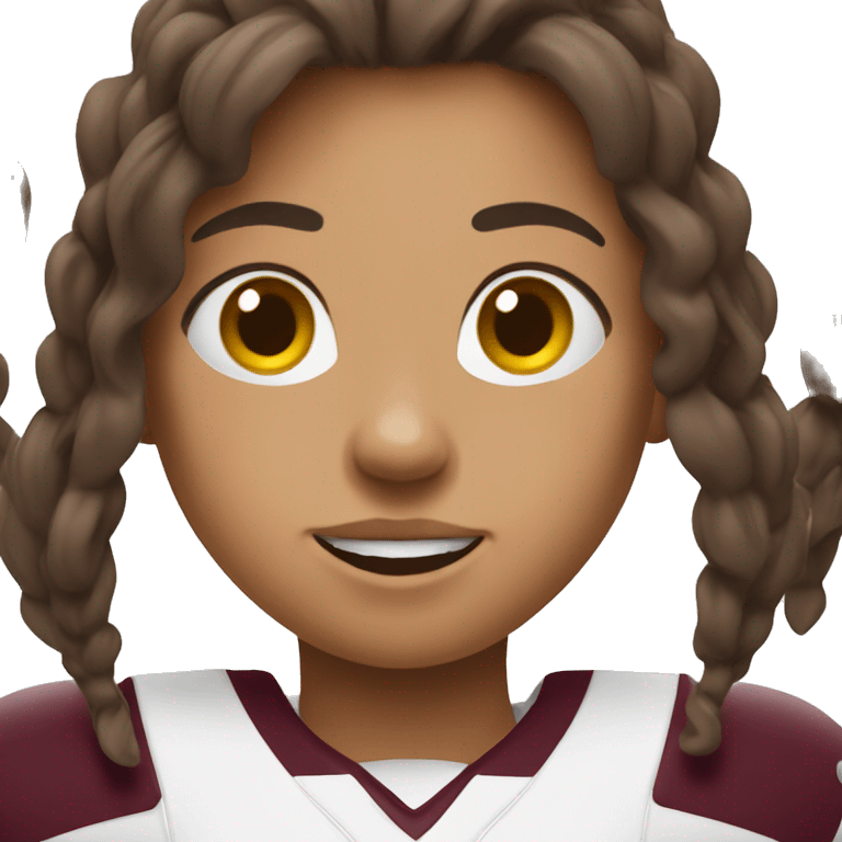 Texas A&M girl fan emoji