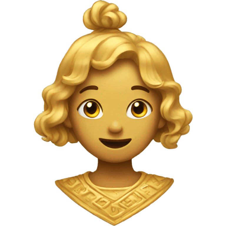 gold doodle  emoji