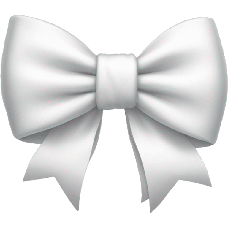 White bow emoji