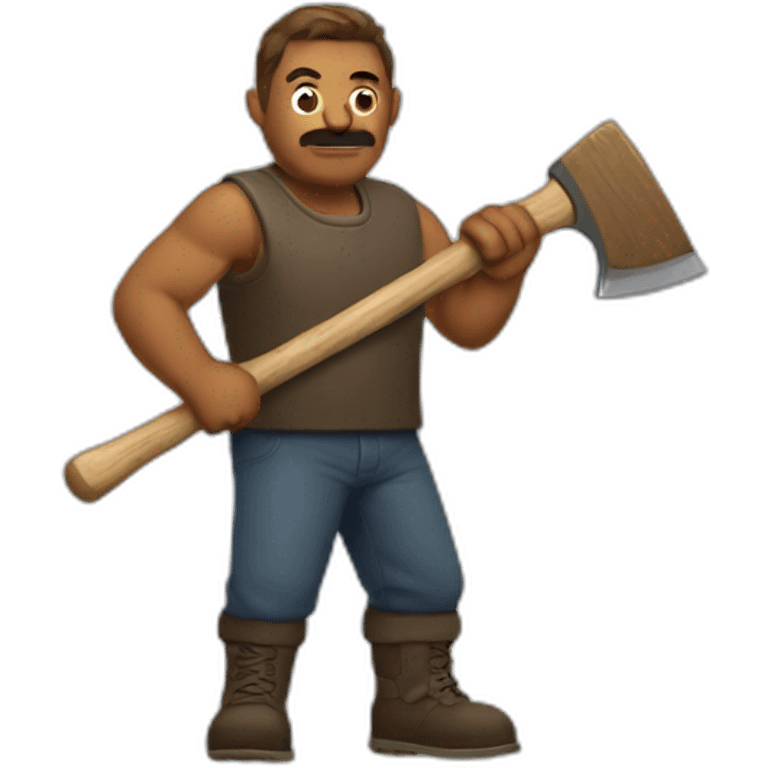 man with axe emoji