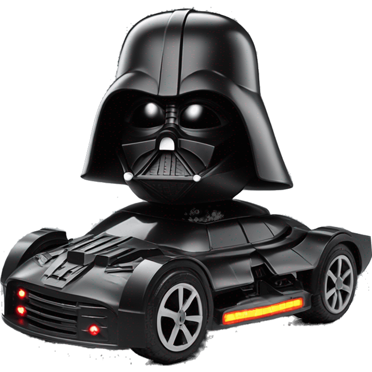 Darth Vader themed sporty Batman rc car  emoji