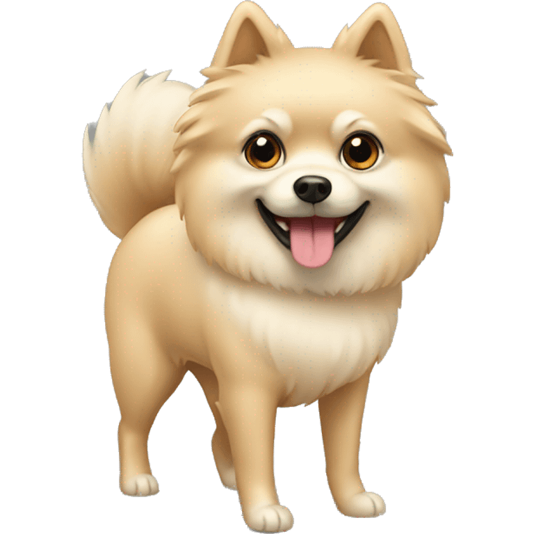 Beige Spitz emoji