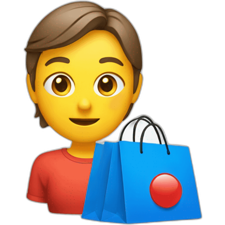 shopping discount application with primary color #F25C55 emoji