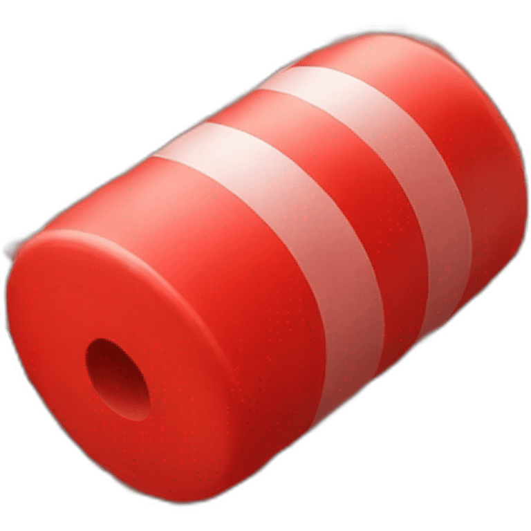 red-and-white-cylinder emoji