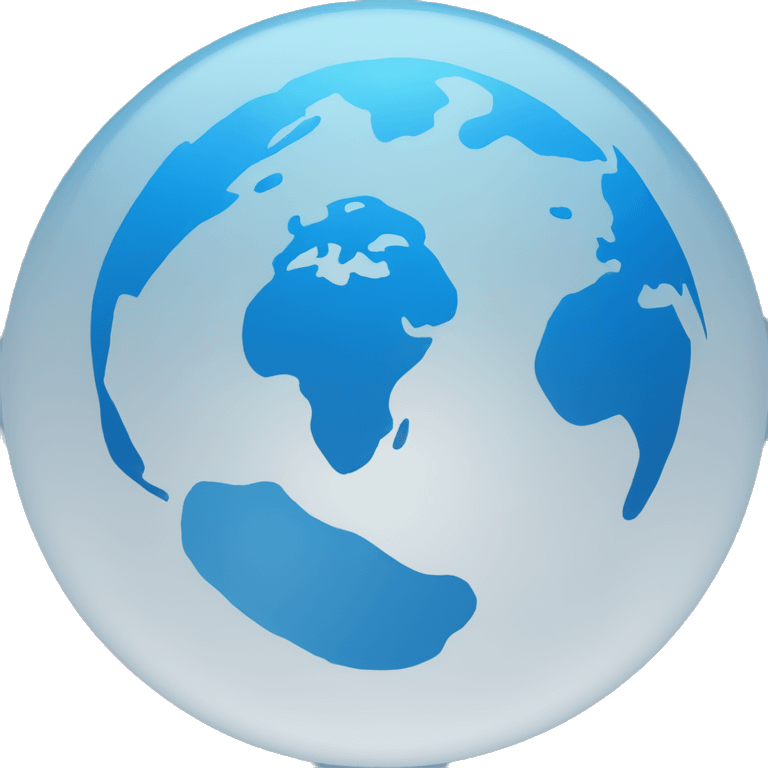 The image is a logo with the text "G - GLOBAL SOLUTIONS" arranged in a circular design. The color scheme is electric blue, and it features a unique font style. emoji