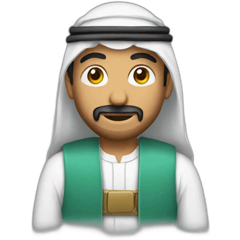 arab man coding emoji