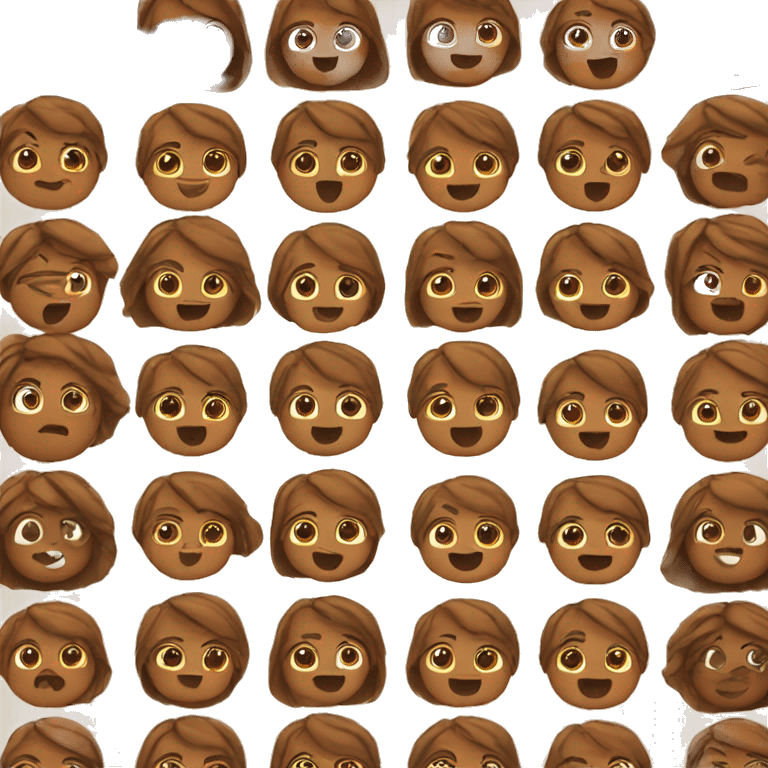 Cute Brown emojis emoji