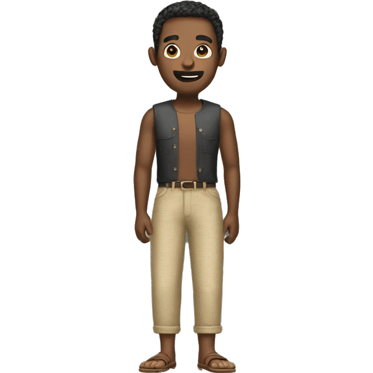 man with straw pants emoji