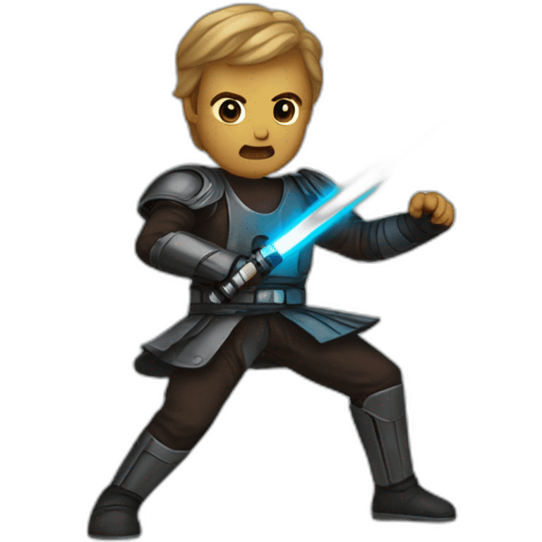 Lightsaber combat emoji