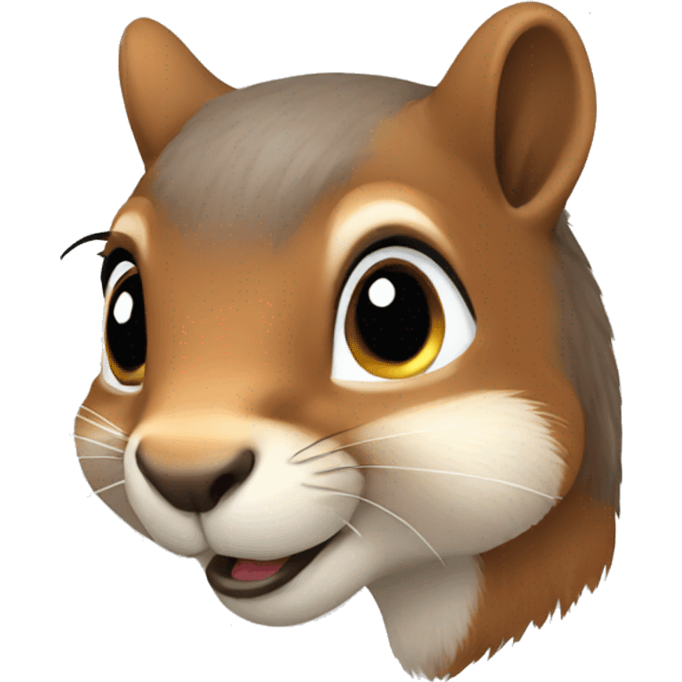 Female squirrel  emoji