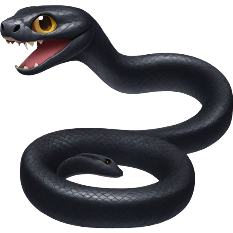 Black snake emoji