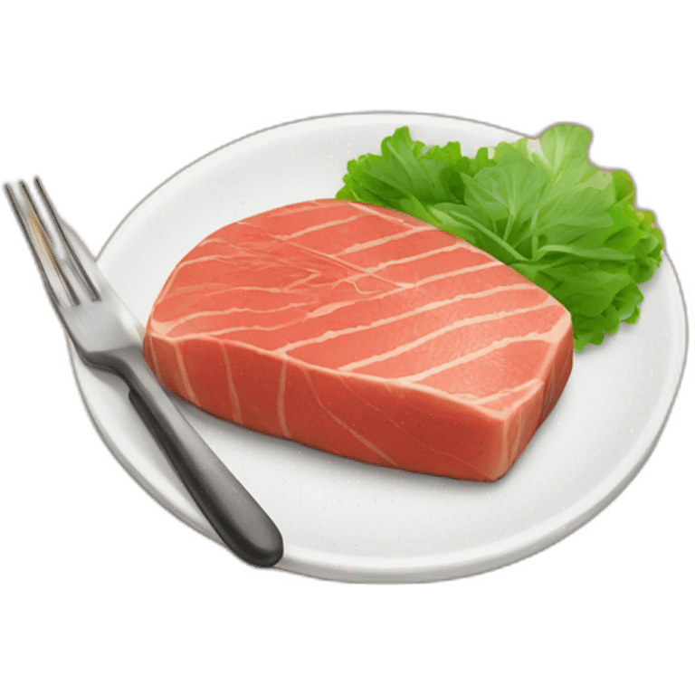 seared seasame tuna-steak emoji