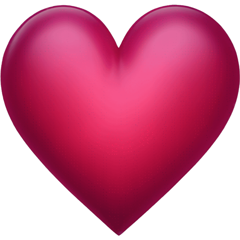 Heart made out of smooth ruby emoji