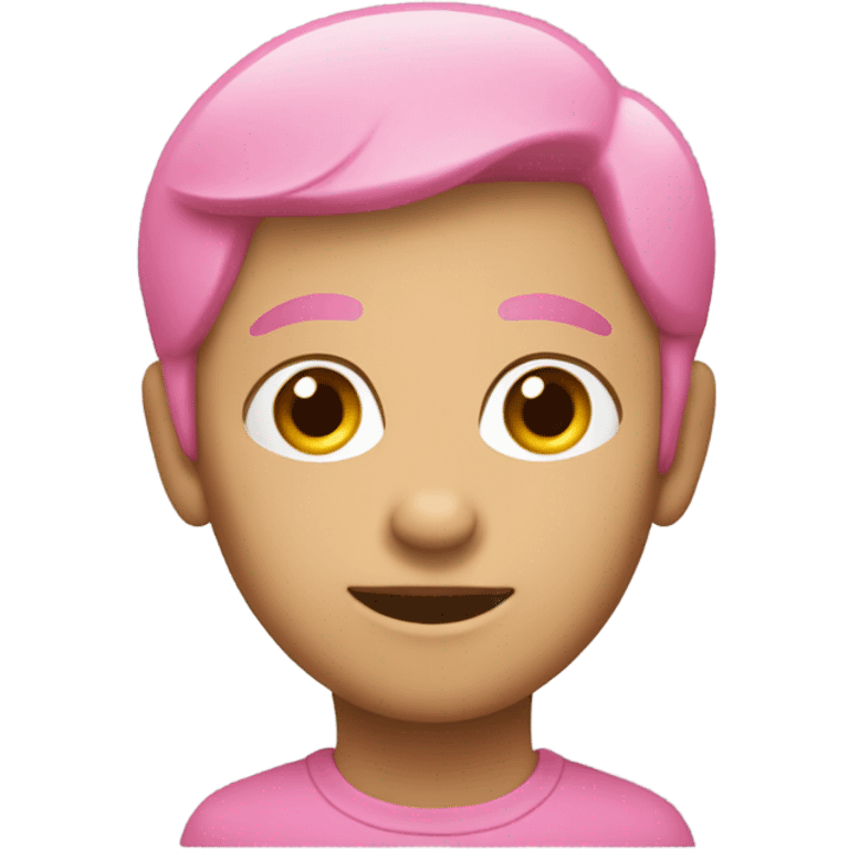 Un moño rosa emoji