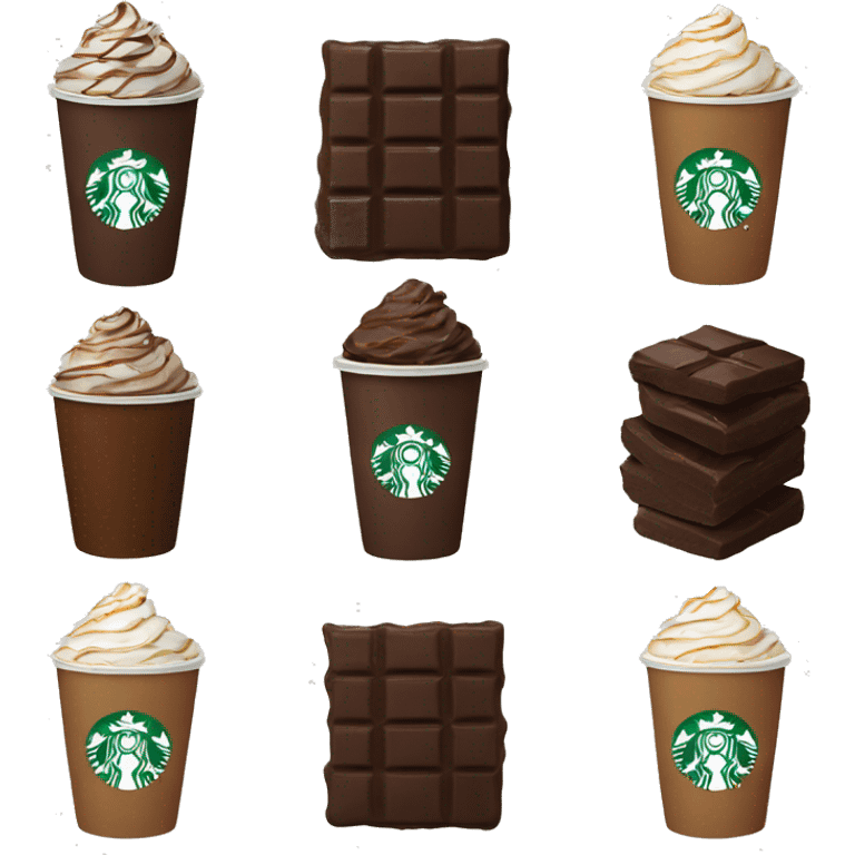 Starbucks choclate emoji