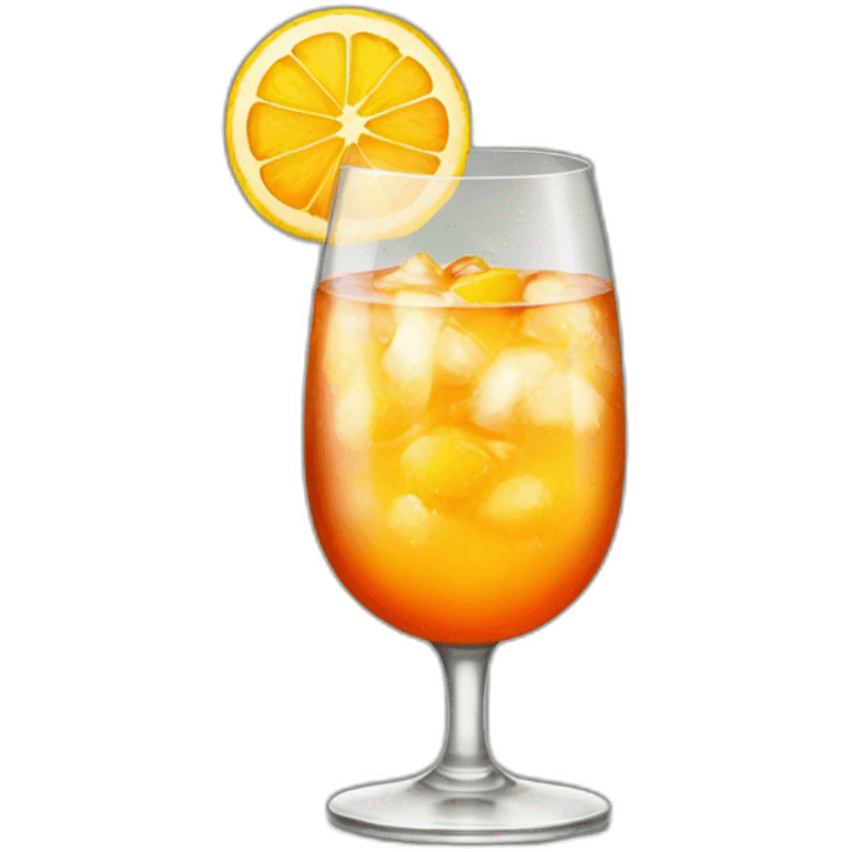 Spritz glass emoji