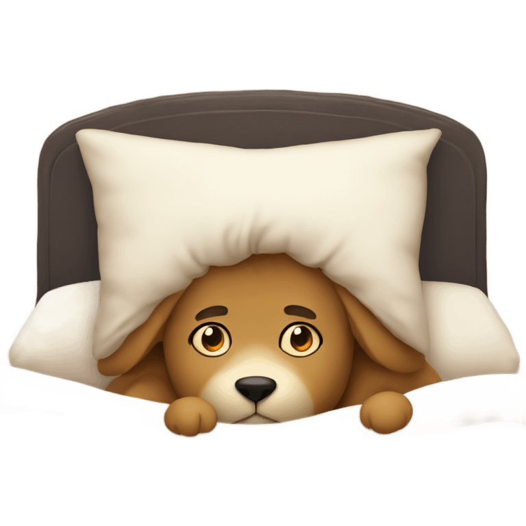 Cozy animal in bed emoji