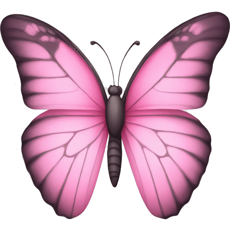 Pretty pink butterfly  emoji