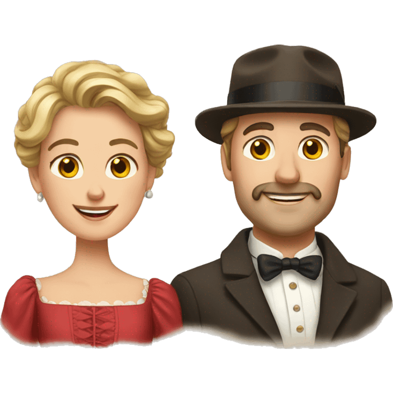 Austrian couple emoji