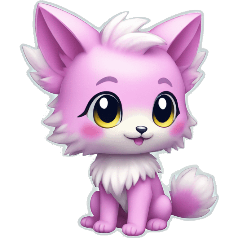  High quality Cute Cool Kawaii edgy Pretty Chibi Fur-Sona Shiny Colorful Sparkly Fakemon Full Body emoji