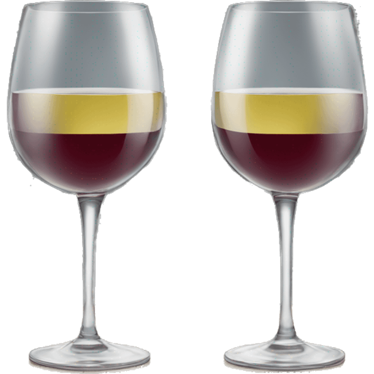 two wine glasses  emoji