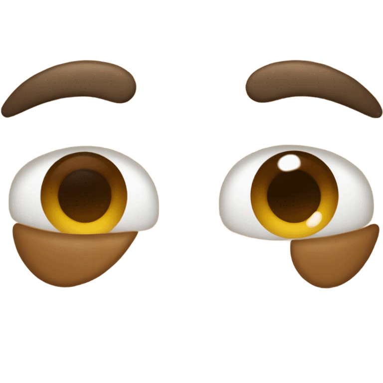 Emoji telling a secret with mysterious face emoji