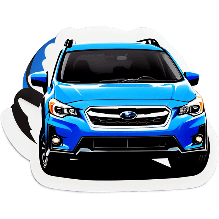 Subaru Crosstrek sapphire blue  emoji