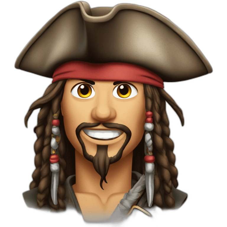 Jack Sparrow qui cour emoji