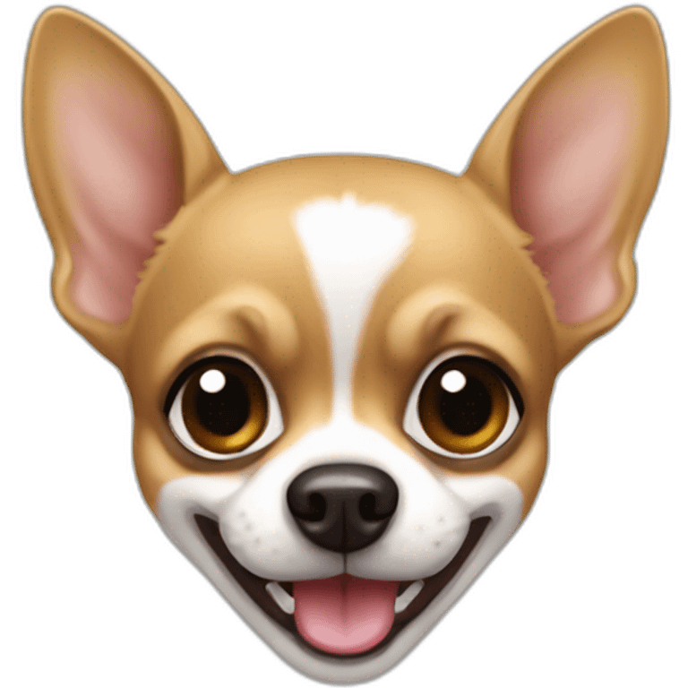 Perra Chihuahua dientes emoji