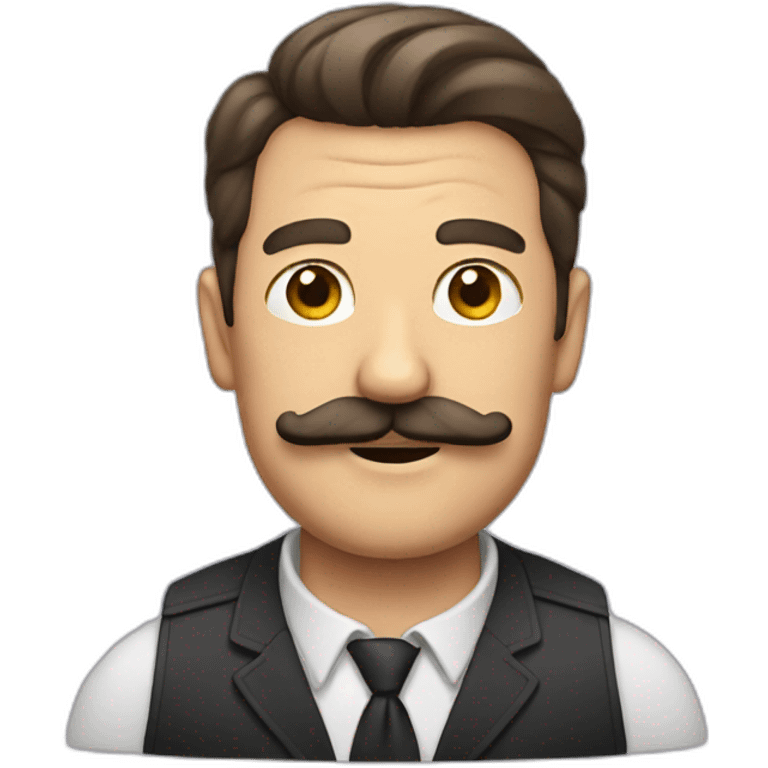 man with big moustache emoji