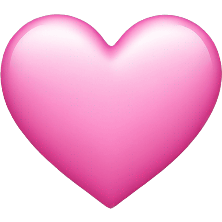 Pink love heart  emoji