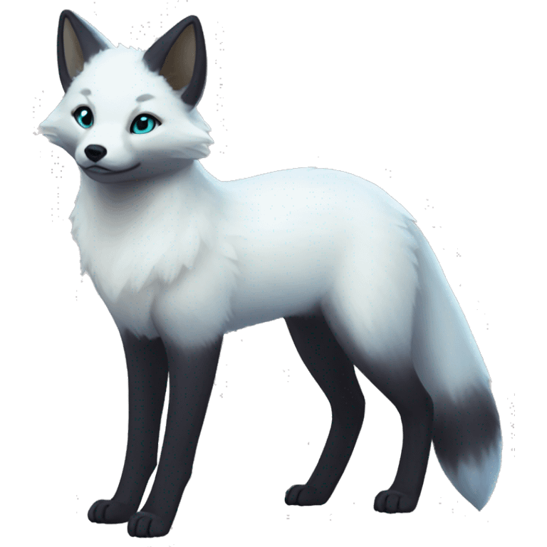 Arctic-Fox-Umbreon-hybrid full body emoji