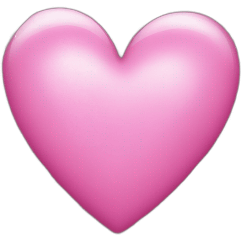 Pink glitter heart emoji