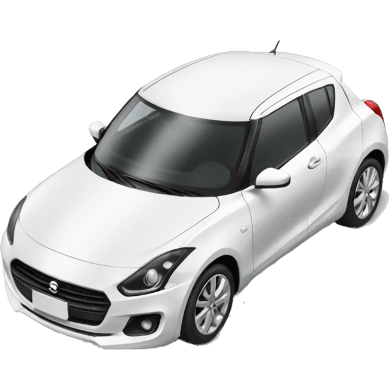 White swift car emoji