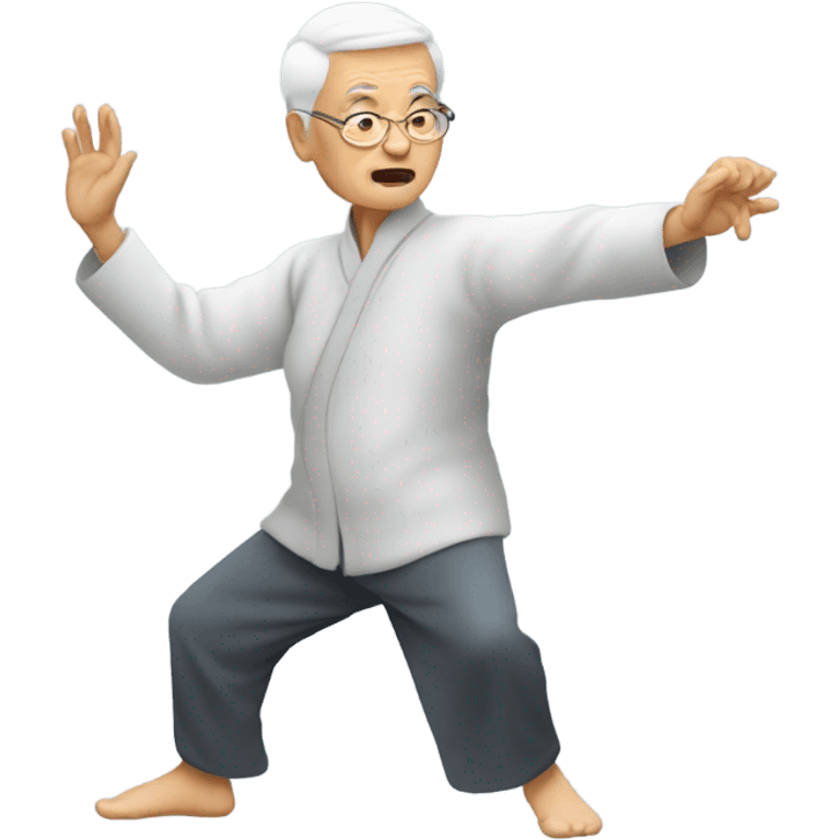 Senior tai chi emoji